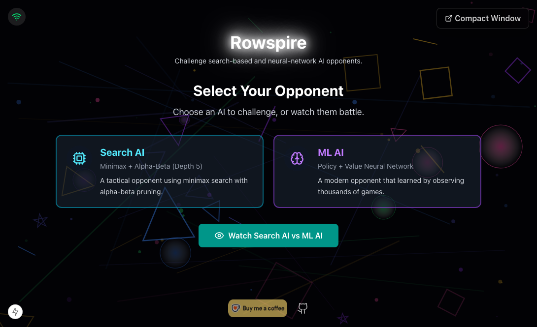 Rowspire screenshot